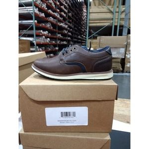 dress oxford shoes Mix No6 lace up,Dark Brown 13M US